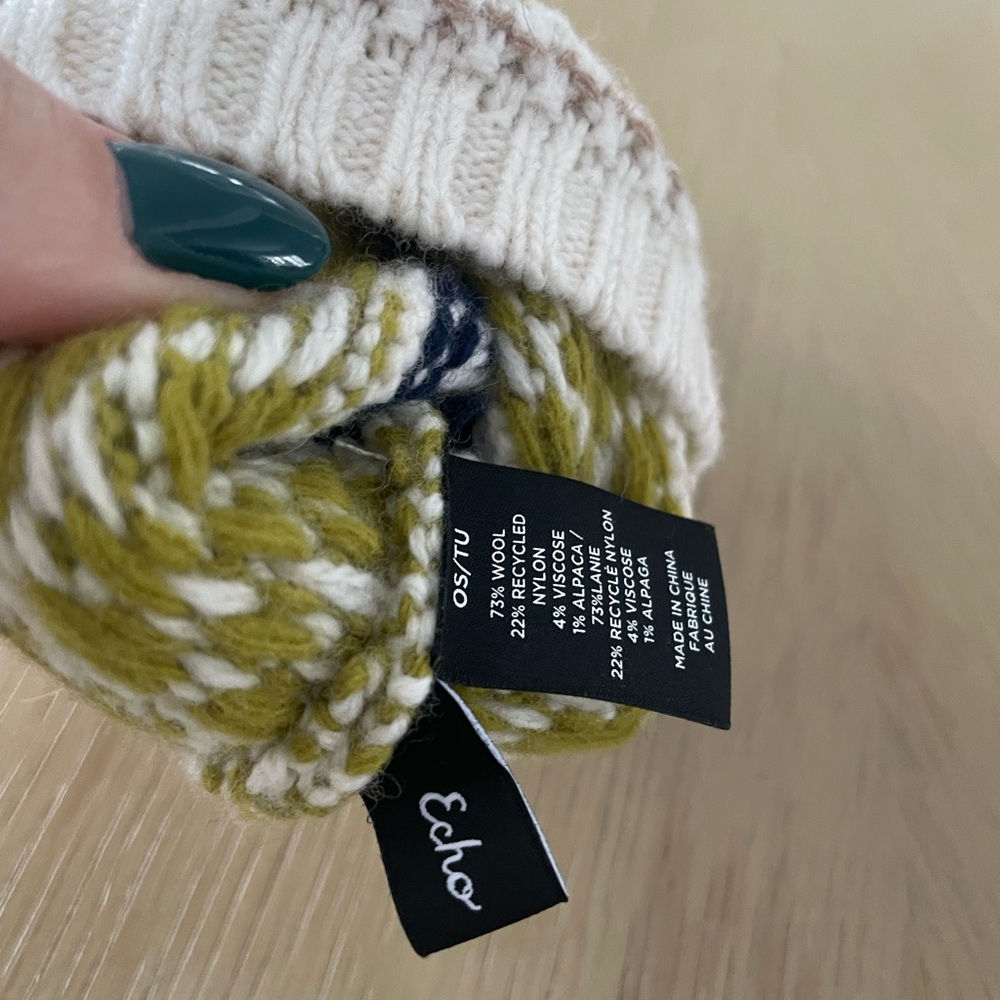 Echo Multicolor Fingerless Gloves - image 4